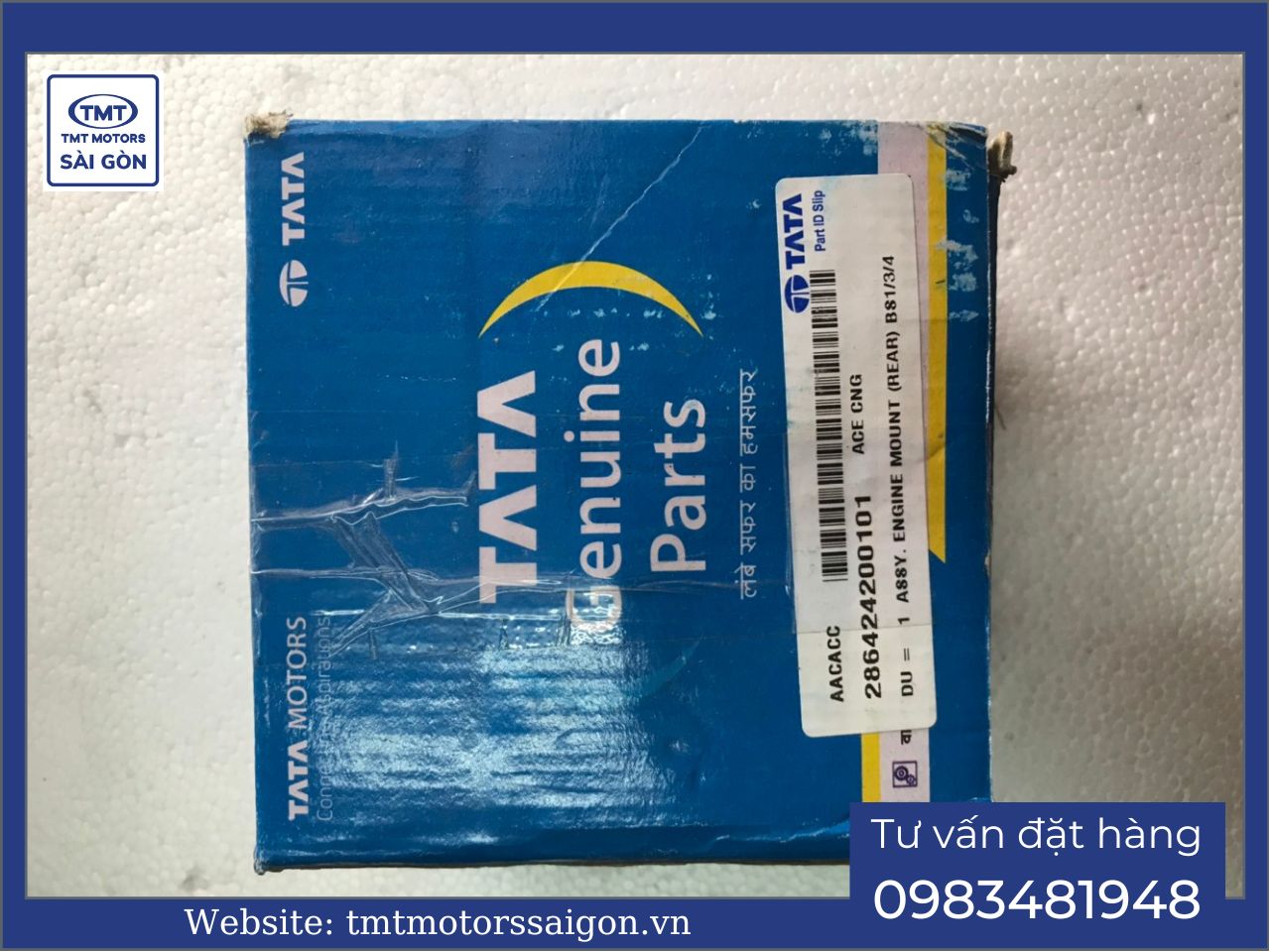Cao su chân máy sau xe TATA Super ACE E2 - Trung tâm phụ tùng xe tải