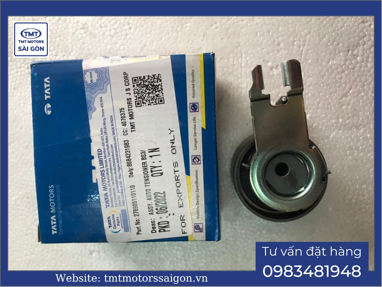 Puly tăng đai cam xe tata super Ace E4 - Trung tâm phụ tùng xe tải