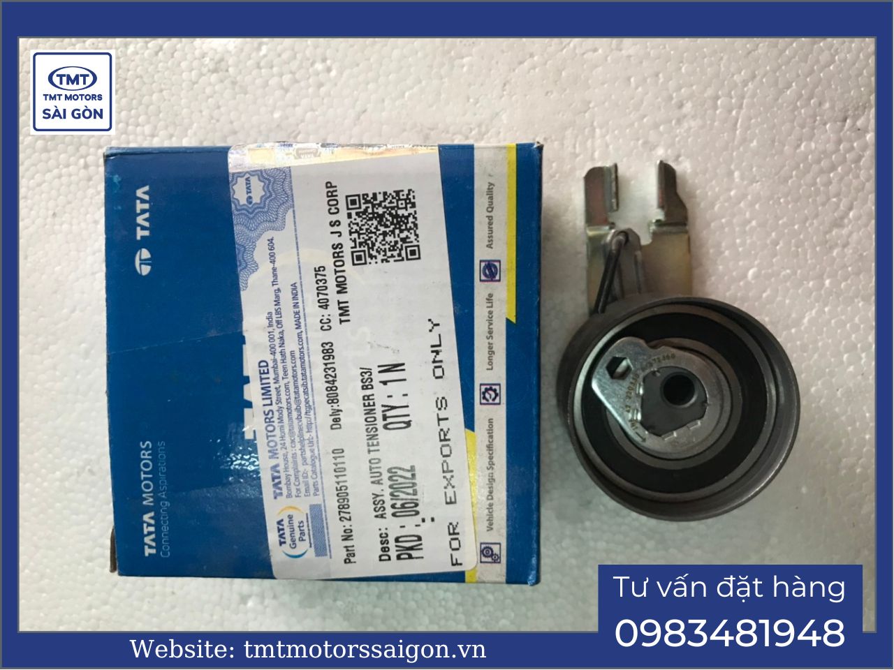 Puly tăng đai cam xe tata super Ace E4 - Trung tâm phụ tùng xe tải