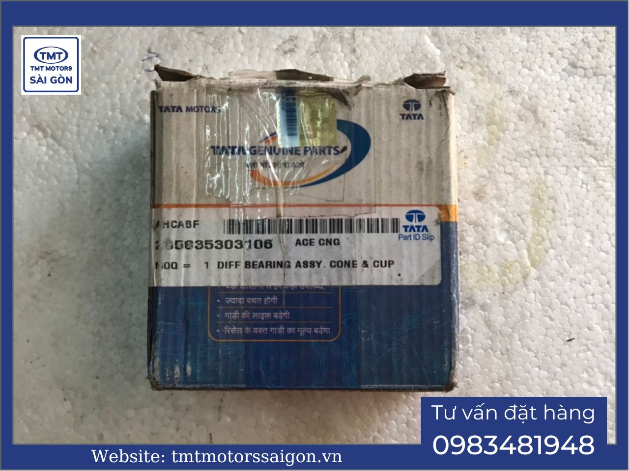 Vòng bi đũa đầu vi sai xe TATA Super ACE E2 - Trung tâm phụ tùng xe tải